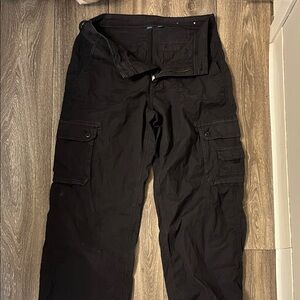 American Eagle Outfitters Black Cargo Pants